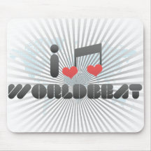 Jag älskar Worldbeat Mus Mattor