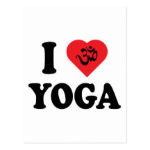 Jag älskar Yogagåvan Vykort