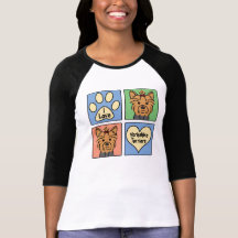 Jag älskar Yorkshire Terriers Tee Shirt