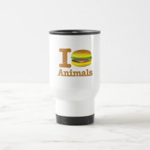 Jag äter djur kaffe mugg
