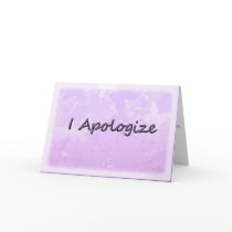 Jag ber om ursäkt