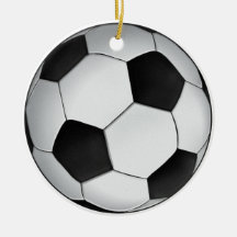 Jag bor för att leka fotboll - skräddarsy prydnad julgransdekorationer