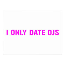 Jag daterar endast DJs Vykort