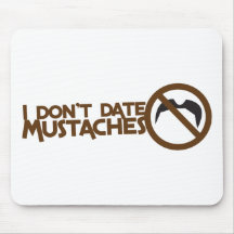 jag daterar inte mustascher mus matta