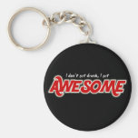 Jag får inte berusad mig får enorm keychain nyckel ring