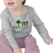 Jag förmiddagen görar grön gående gröna trädåtervi tee shirts