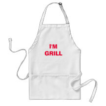 Jag förmiddagen GRILLAR Förkläden