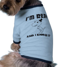 Jag förmiddagen Rexy och jag vet den Hund Tshirt