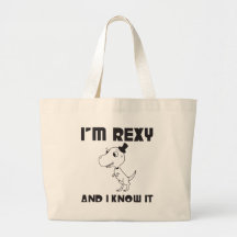 Jag förmiddagen Rexy och jag vet den Tygkasse