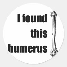 Jag grundar denna Humerus Klistermärken