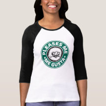 Jag Gusta damer 3/4 sleeveRaglan passade T Shirts
