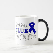 Jag ha på sig blått för min mamma (blåttmedvetenhe kaffe mugg