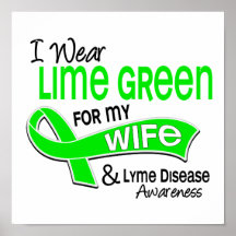 Jag ha på sig den Lyme för frun för limefruktgrönt Print