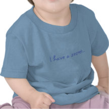 Jag har ett hemligt… tee shirts