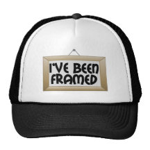 Jag har inramats trucker keps