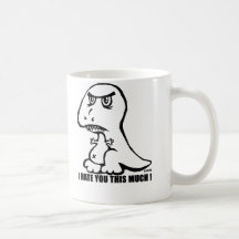 Jag hatar dig som är denna mycket! mugg
