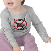 Jag hatar sköldpaddor t shirts