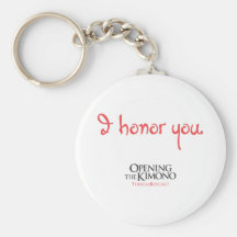 Jag hedrar dig Keychain Nyckel Ringar