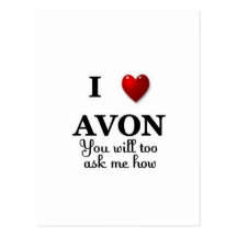 jag hjärta avon frågar mig hur vykort