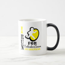 Jag kör för Testicular cancermedvetenhet Kaffe Mugg