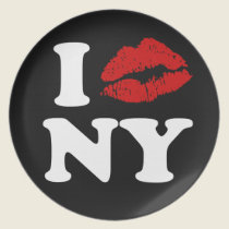 Jag kysser New York tallrikar