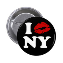 Jag kysser New York knappar