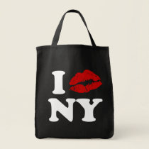 Jag kysser New York tyg kassar