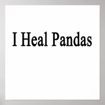 Jag läker Pandas Affischer