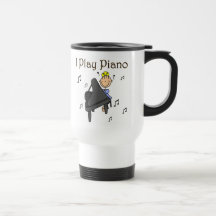 Jag leker pianoT-tröja och gåvor Kaffe Kopp