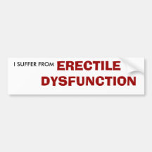 JAG LIDER FRÅN, ERECTILE DYSFUNCTION BILDEKALER