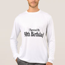 jag överlevde min 50th födelsedag tee shirts