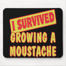 JAG ÖVERLEVDE VÄXA EN MOUSTACHE MUS MATTOR