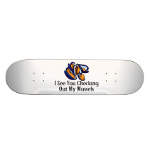 Jag ser ditt kontrollera ut min musslor skateboard