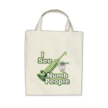 Jag ser Numb folk Tote Bags