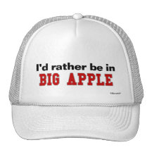 Jag skulle är ganska i stora Apple Trucker Kepsar