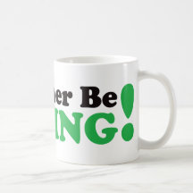 Jag skulle fiskar ganska - grönt kaffe mugg