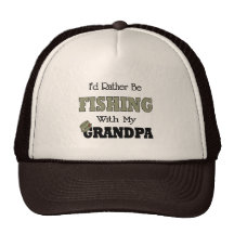 Jag skulle fiskar ganska med morfar baseball hat