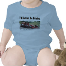 Jag skulle kör ganska babyen för tävlingbilen t-shirts