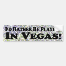 jag skulle leker ganska i Vegas - bildekal
