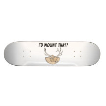 Jag skulle monteringen det hjorthuvud skateboard