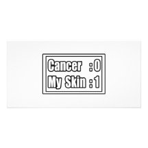 Jag slår flår cancer (funktionskortet) anpassade foto kort