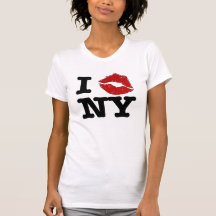 Jag "smår-hånglar" New York skjortor T-shirts
