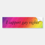 Jag stöttar gay rights bildekaler