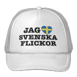 Jag Svenska Flickor Baseball Hat