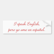 Jag talar engelska, en español. för peroyoamo bildekaler