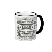 Jag testar inte alltid mitt kodifierar kaffe kopp