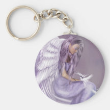 Jag tror i änglar Keychain Nyckel Ringar