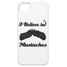 jag tror i mustascher iPhone 5 fodral