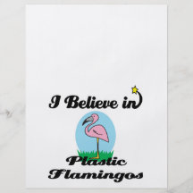 jag tror i plast- flamingos flygblad
