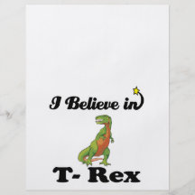 jag tror i t-rex flygblad